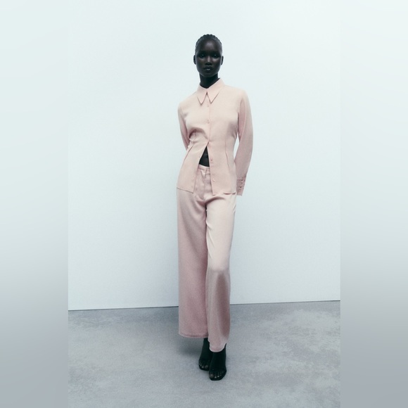 Zara Full Length‎ Satin Pants - Picture 3 of 14